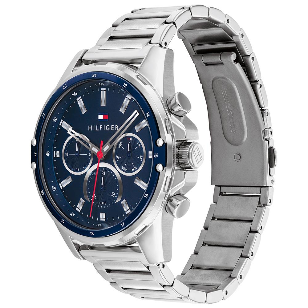 Tommy Hilfiger 1791788 Multifunction Mason Steel/Blue Men's Watch Tommy Hilfiger 1791788 Multifunction Mason Steel/Blue Men's Watch